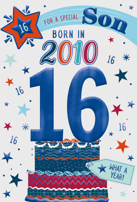2010 Happy 16th Birthday Son From The Year You Were Born