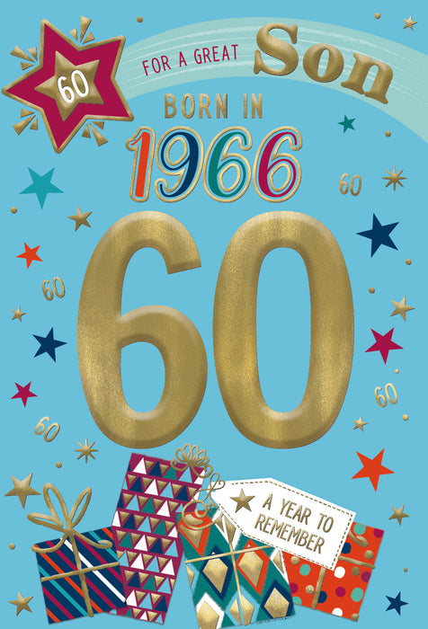 1966 Happy 60th Birthday Son From The Year You Were Born