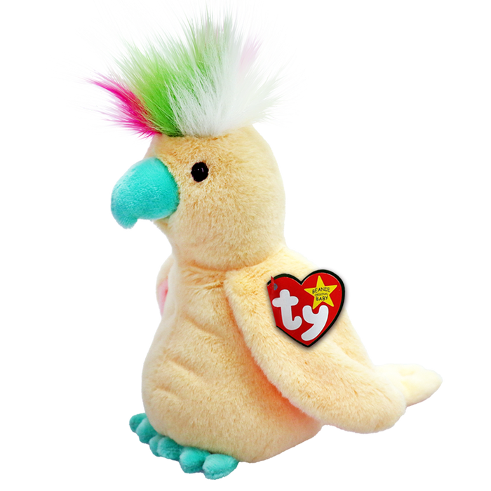 Ty Beanie Babies Regular - Pompom the Cockatoo soft toy