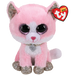 Ty Beanie Boos Regular - Fiona the Pink Cat soft toy
