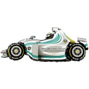 49 inch Grey Racing Car Jumbo Foil Supershape Balloon
