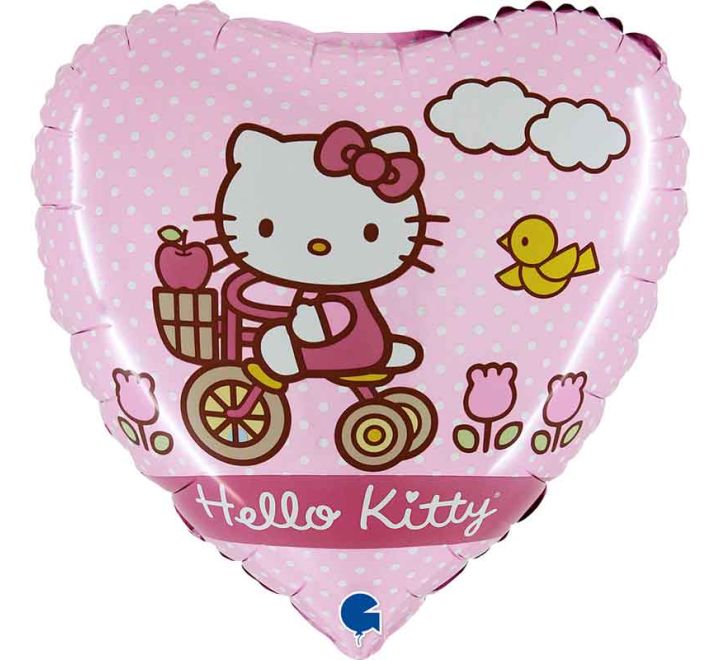 Hello Kitty Foil Balloon (Optional Helium Inflation)