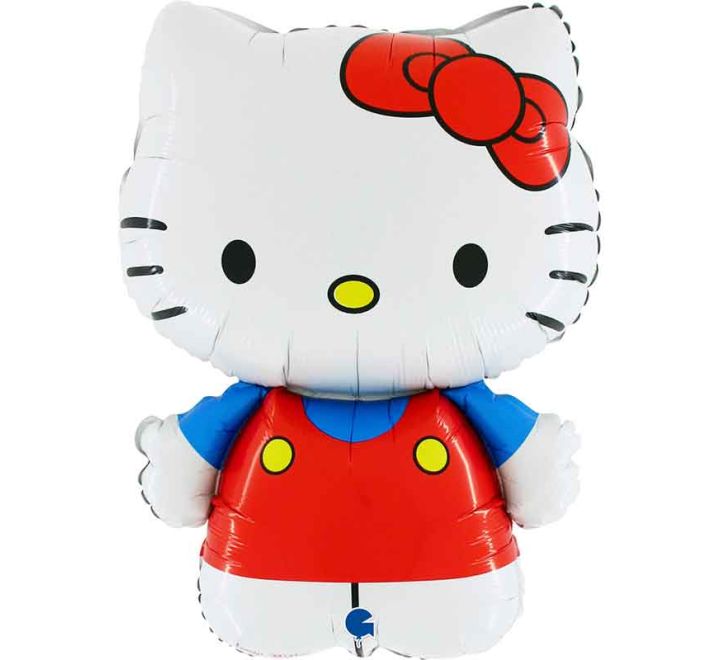 Hello Kitty Red SuperShape Foil Balloon (Optional Helium Inflation)