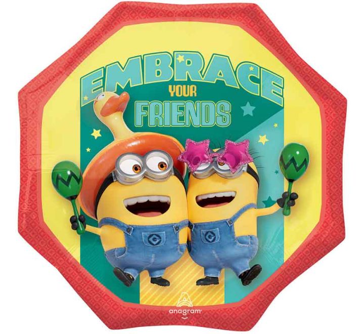 Despicable Me 4 Minions SuperShape Helium Filled Foil Balloon - 22" (Optional Helium Inflation)