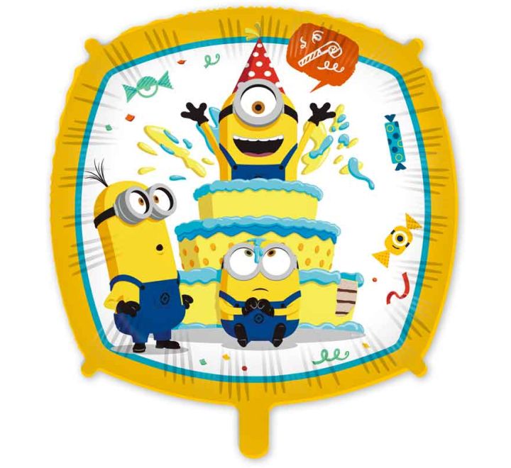 Minions Despicable Me - 18" Foil Helium (Optional Helium Inflation)