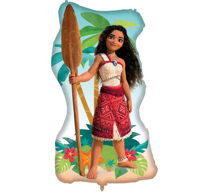 Disney Moana SuperShape Large Foil Balloon (Optional Helium Inflation)