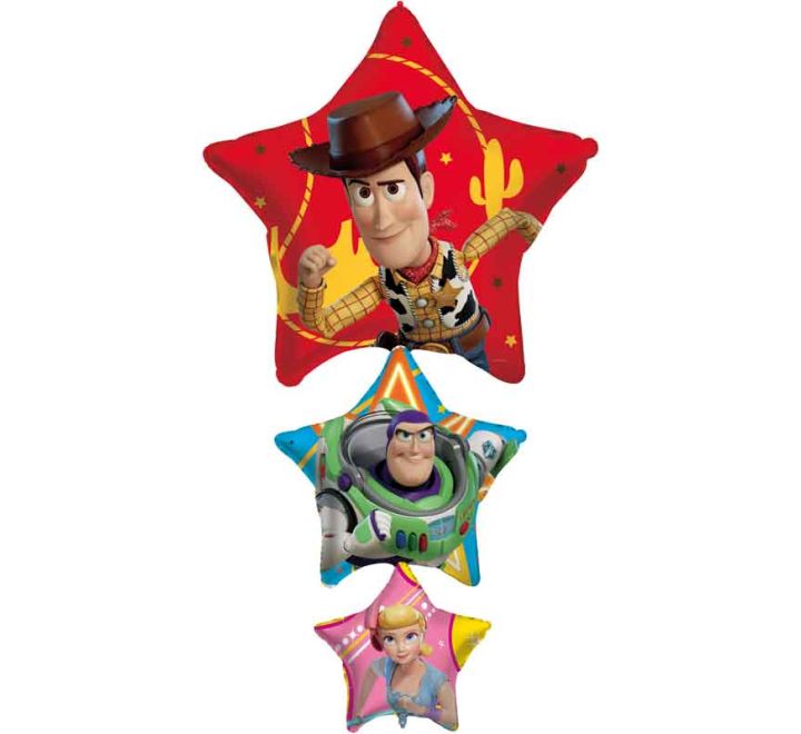 Toy Story SuperShape Tower Star Helium Filled Foil Balloon - (Optional Helium Inflation)