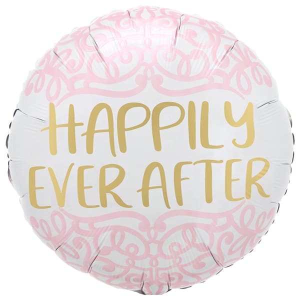 Happily Ever After 18" Foil Balloon (Optional Helium Inflation)