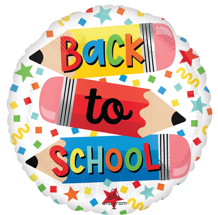 18" Write On Back to School Foil Balloon by Anagram