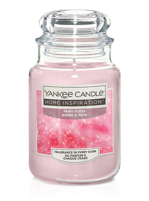 Yankee Fairy Floss Glass Jar Candle 538g