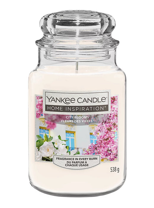 Yankee City Blooms Glass Jar Candle 538g