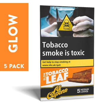 Al Capone Tobacco Leaf - Pack of 5 Medium Leaves Roling Paper