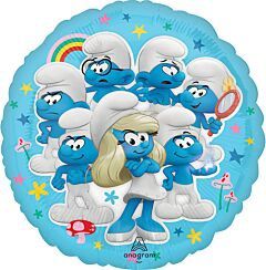 iPuffi Smurf Style Foil Helium Balloon (Optional Helium Inflation)