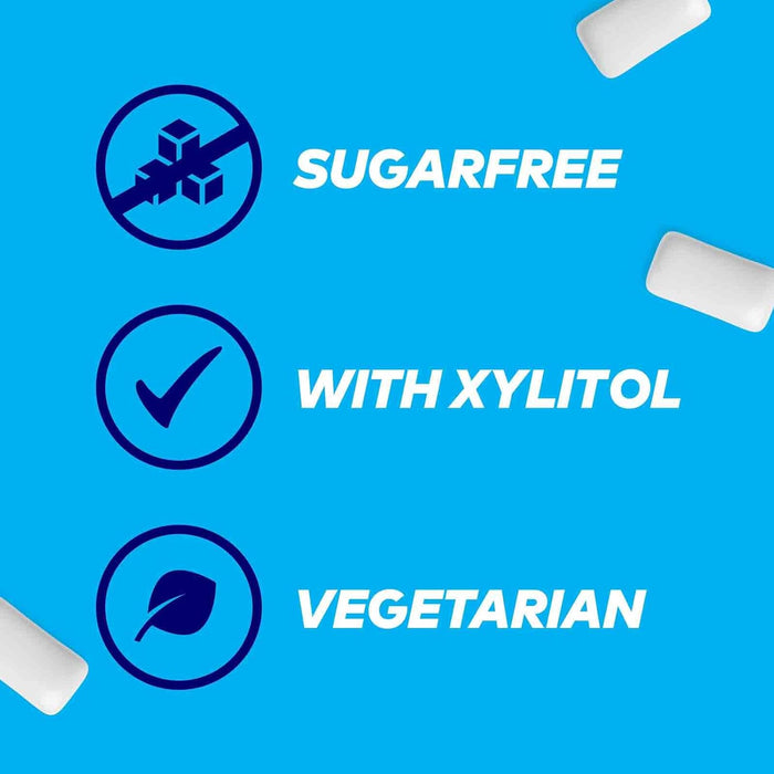 Wrigley's Extra Ice Chewing Gum, Ice Spearmint Flavour with Microgranules, 30 Packs of 10 Pieces, Sugar Free Bulk Pack Gum with Xylitol (300 pieces))