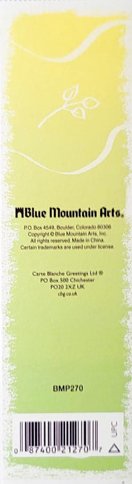 Thank You Blue Mountain Arts Bookmark - Sentimental Reading Accessory