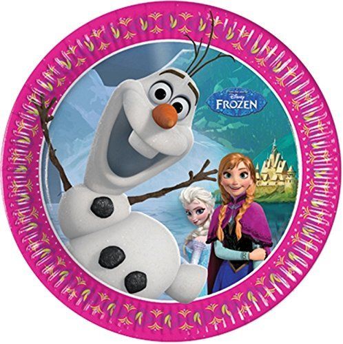 Frozen 19.5cm Paper Plates (Pack of 8)