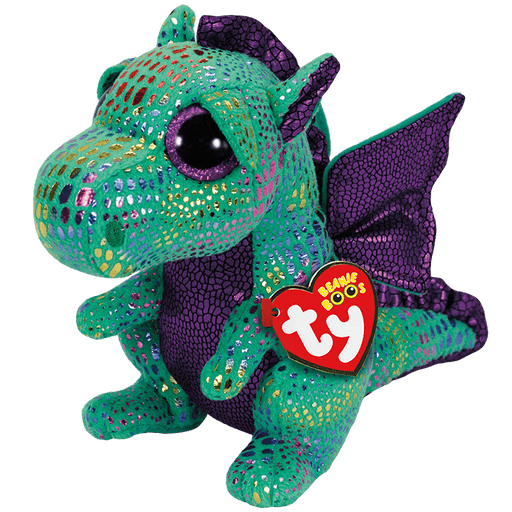Ty Beanie Boos Medium - Cinder the Green Dragon