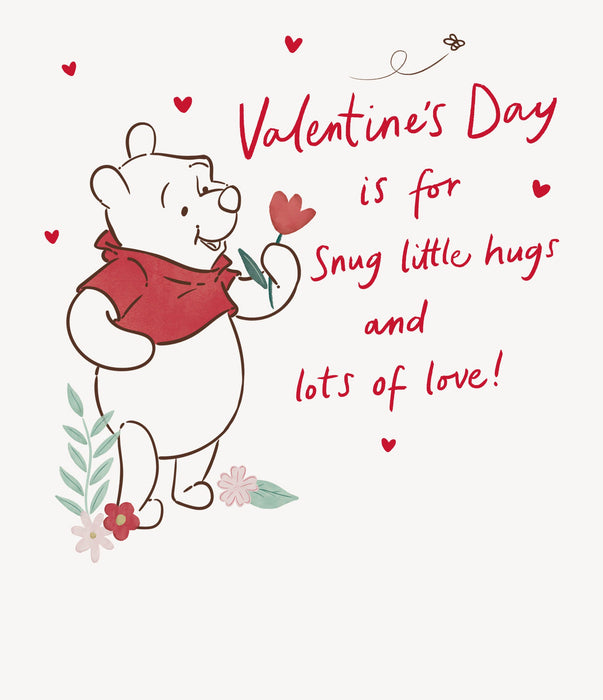 Disney Winnie the Pooh Valentine's Day Card for Partner, Cute Design, 544394