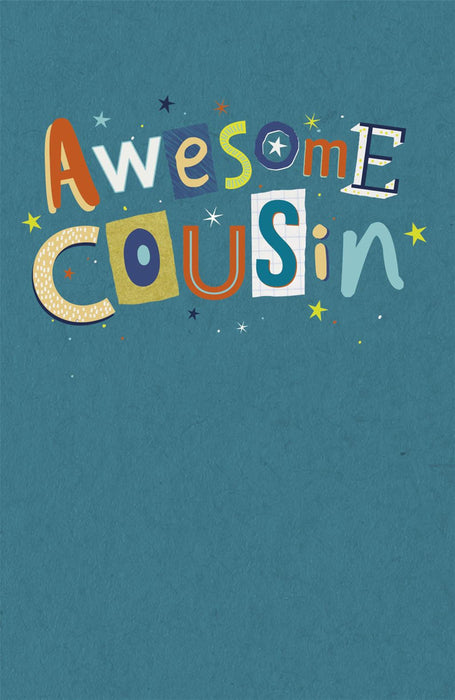 UK Greetings | Birthday Card Cousin | Conventional Design | With Envelope