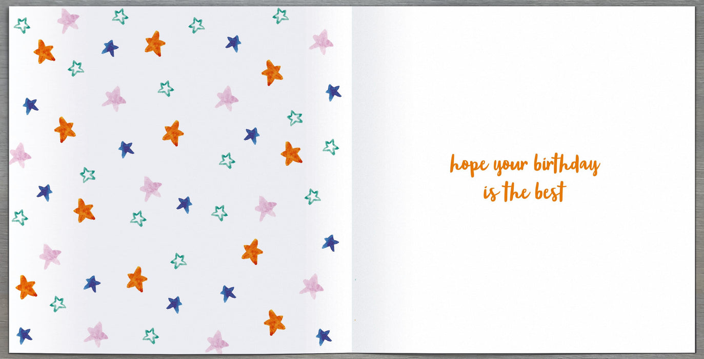 Best Wishes Birthday Card for 21st, Conv Design