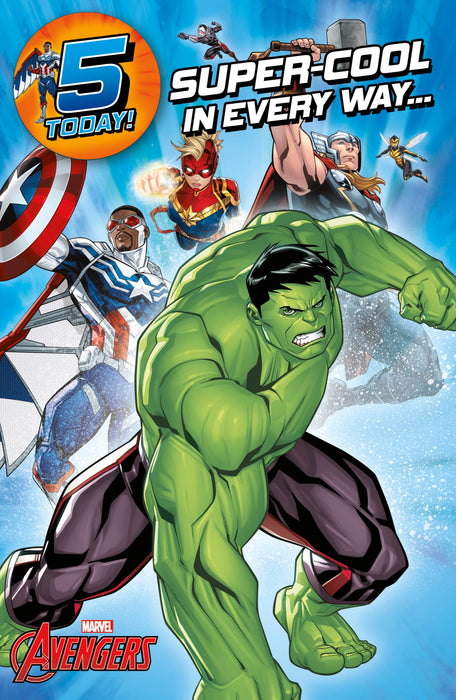 Disney Avengers Birthday Card for 5, Juv Design