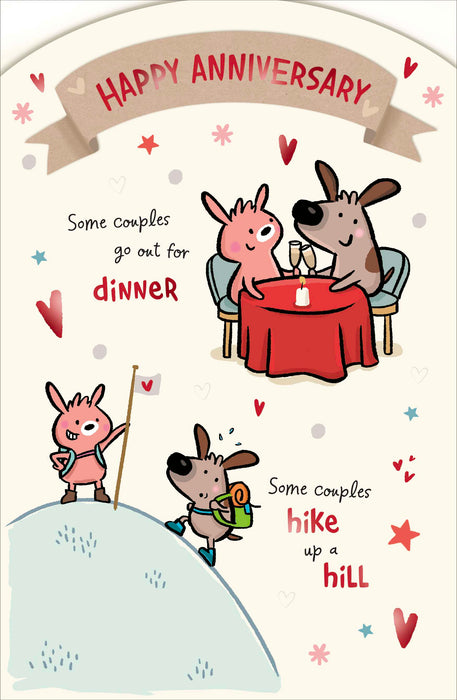 Fiddlesticks Anniversary Card for Wedding, Hum Design