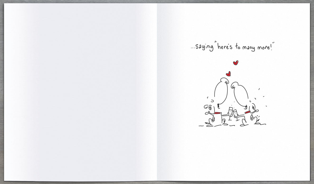 Pickles and Patch Anniversary Card for On, Hum Design