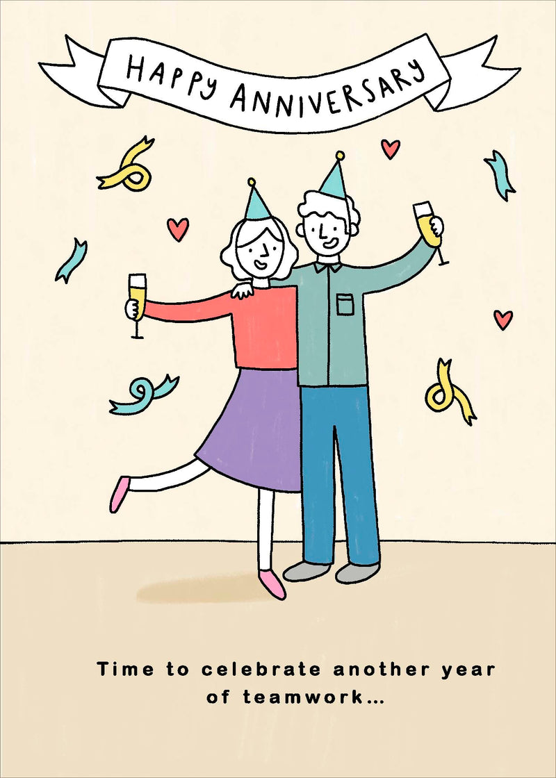 Hanson | Anniversary Card | Humorous Design | With Envelope
