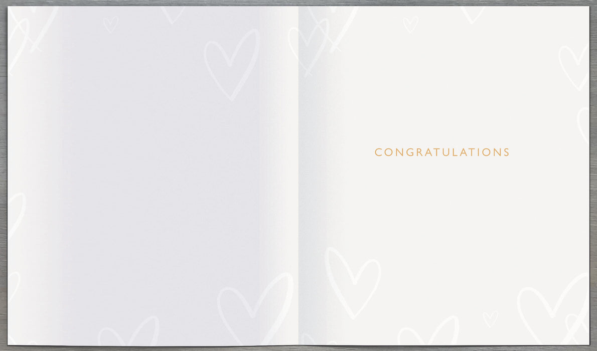 Carlton Engagement Card for Conv, Conv Design