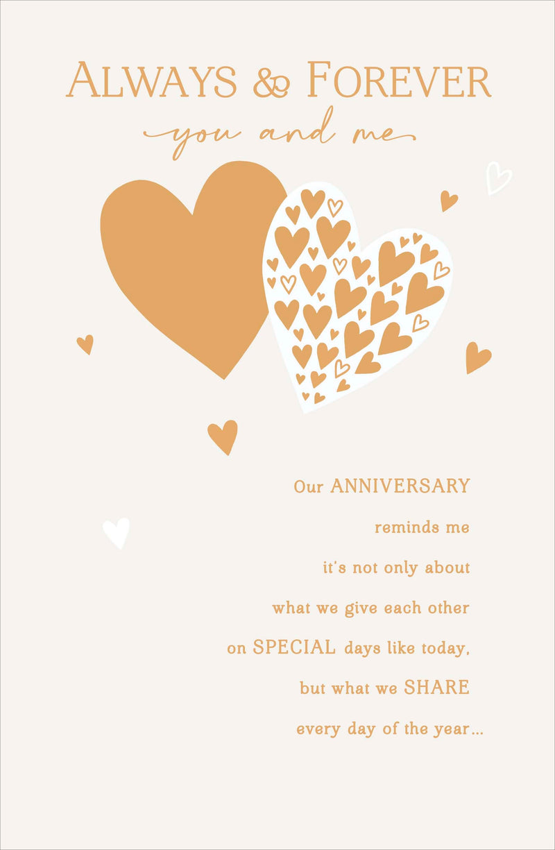 Gibson | Wedding Anniversary Card | Conventional Design | With Envelope