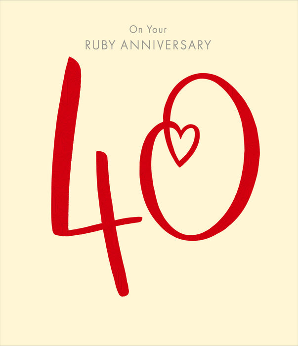 Loop the Loop Anniversary Card for Wedding, Conv Design