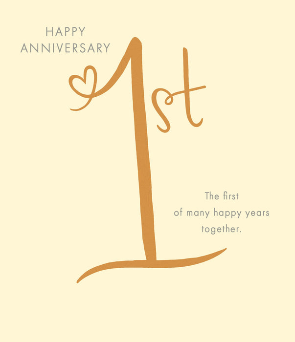 Loop the Loop Anniversary Card for Wedding, Conv Design