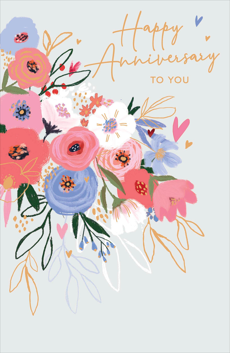 Gibson | Wedding Anniversary Card | Conventional Design | With Envelope