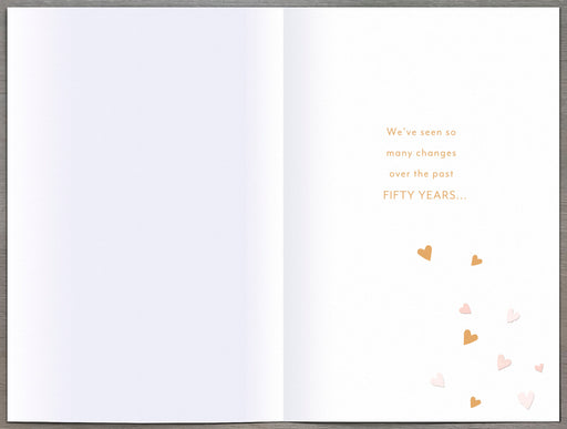 50th Wedding Anniversary Card Wife