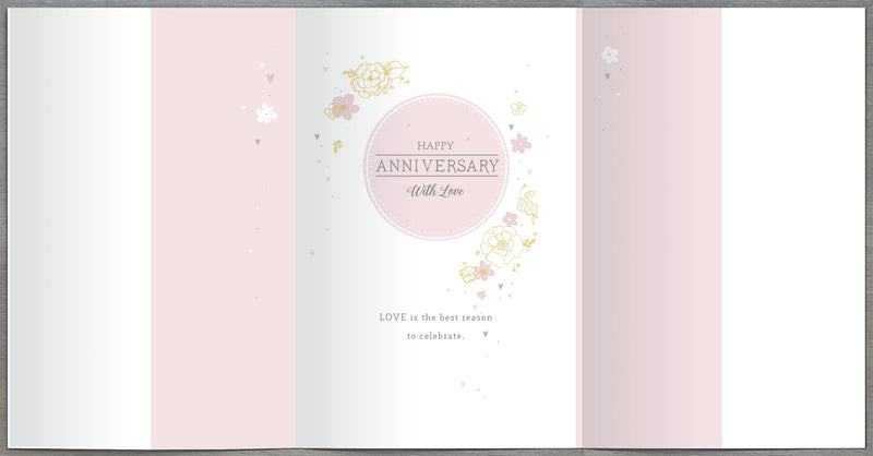 Carlton | Anniversary Card | Conventional Design | With Envelope