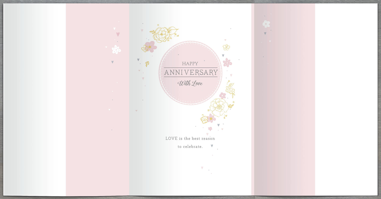 Carlton Anniversary Card for Open, Conv Design