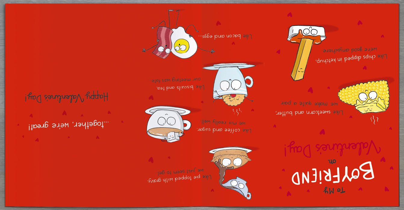 Hanson Valentine's Day Card for Boyfriend, Humorous Design, 564645