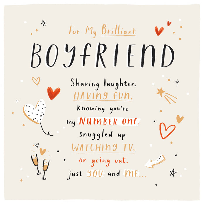 Carlton Valentine's Day Card for Boyfriend, 564660