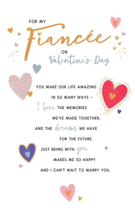 Modern Lettering Valentine's Day Card for Girlfriend, 564663
