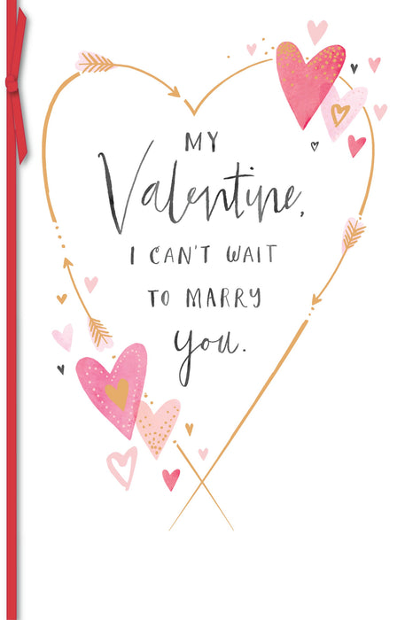 Carlton Valentine's Day Card for Fiancée, 564664