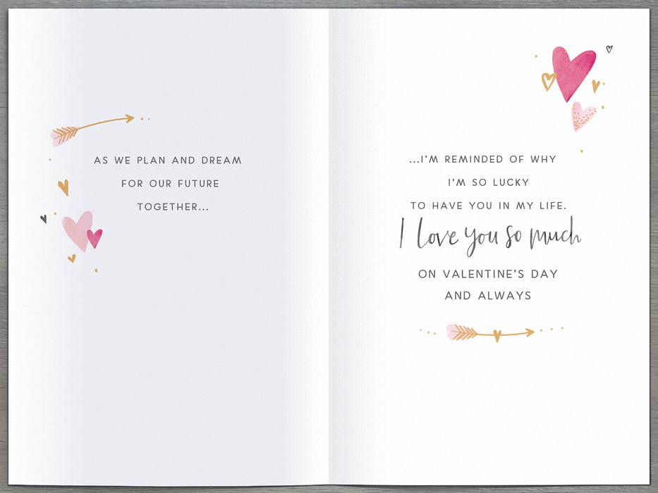 Carlton Valentine's Day Card for Fiancée, 564664