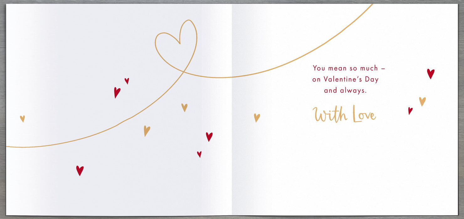 Loop the Loop Valentine's Day Card for Partner, 564668