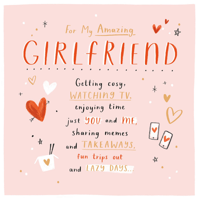 Carlton Valentine's Day Card for Girlfriend, 564675