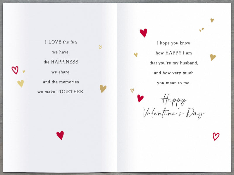 Gibson Valentine's Day Card for Husband, 564679