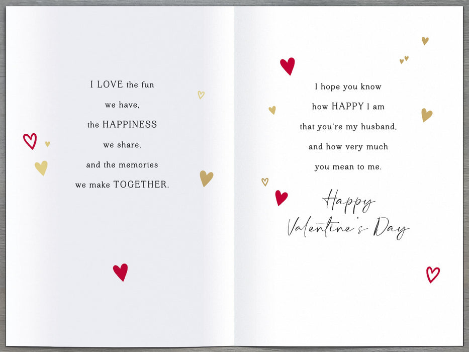 Gibson Valentine's Day Card for Husband, 564679