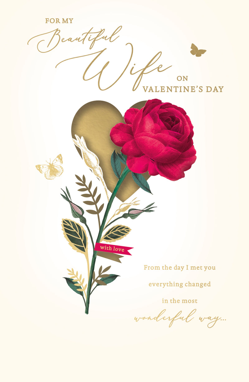Royal Horticultural Society Valentine's Day Card for Wife, 564720