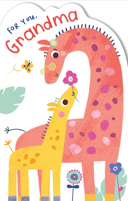 Giddy Critters Mother's Day Card for Grandma, Cute Design, 566025