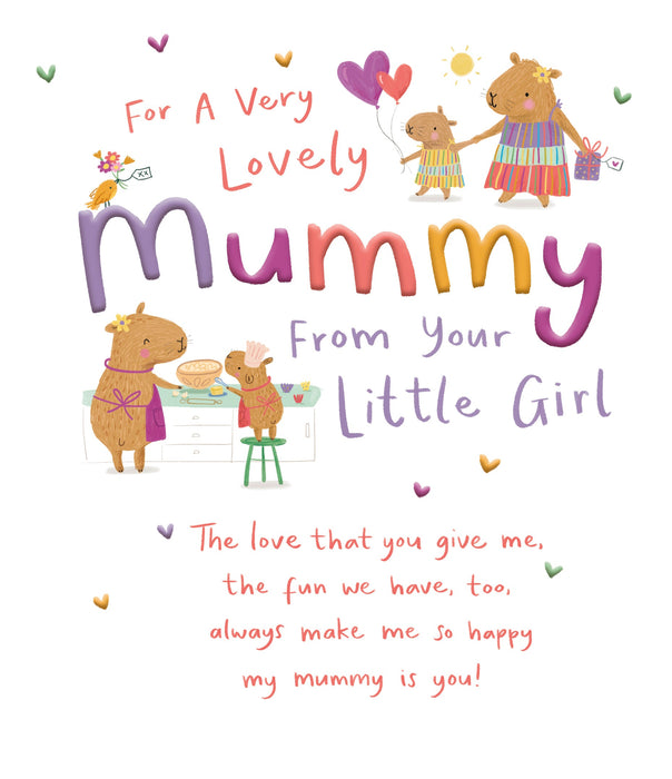 Carlton Mother's Day Card for Mummy, Cute Design, 566043