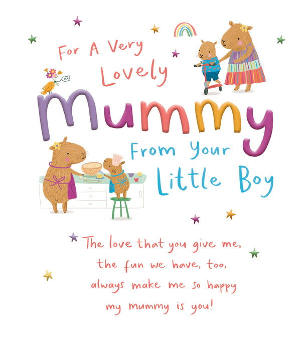 Carlton Mother's Day Card for Mummy, Cute Design, 566044