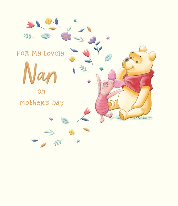 Disney Winnie the Pooh Mother's Day Card for Grandma, Cute Design, 566053